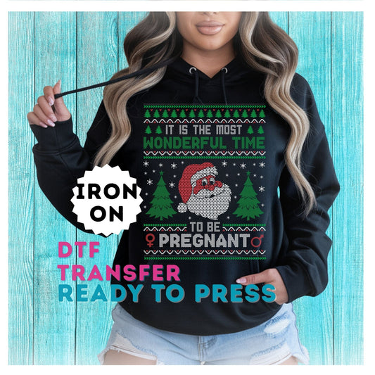 Christmas Sweater DTF Transfer