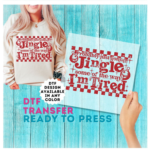Funny Christmas DTF Transfer