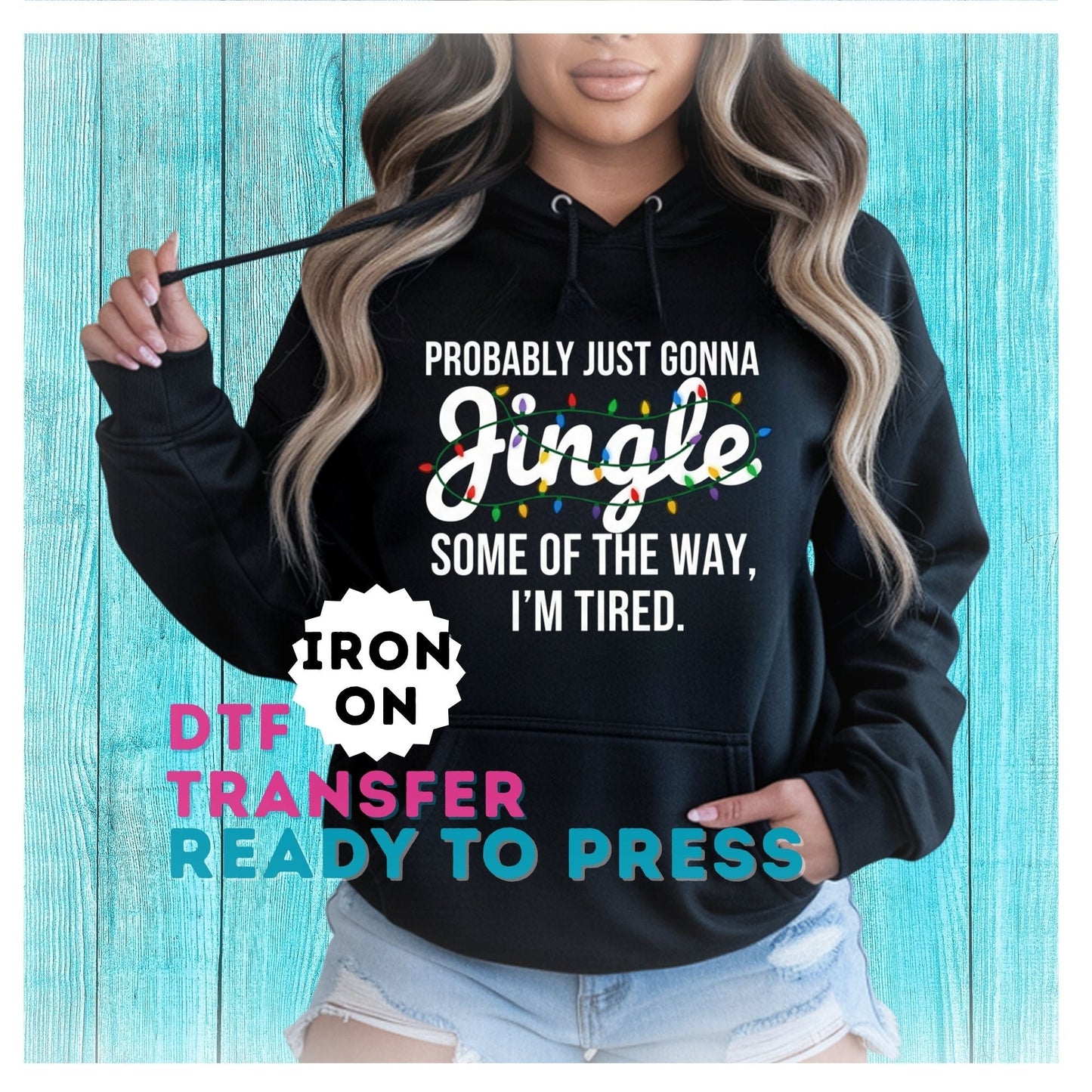 Funny Christmas DTF Transfer