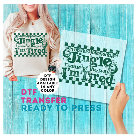 Funny Christmas DTF Transfer