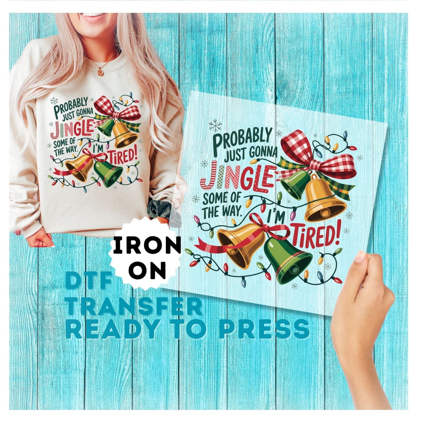 Funny Christmas DTF Transfer