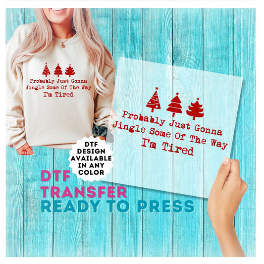 Christmas DTF Transfer