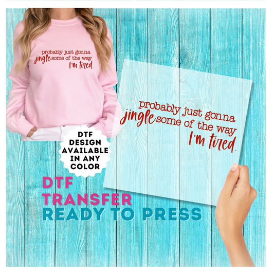 Funny Christmas DTF Transfer