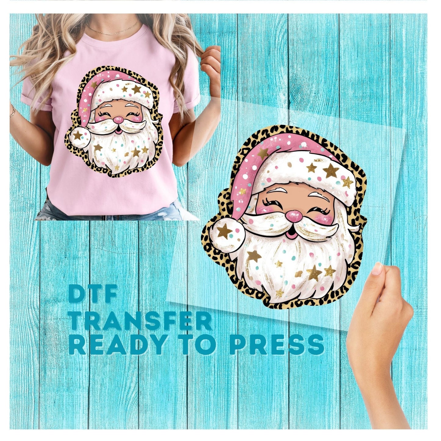 Santa DTF Transfer