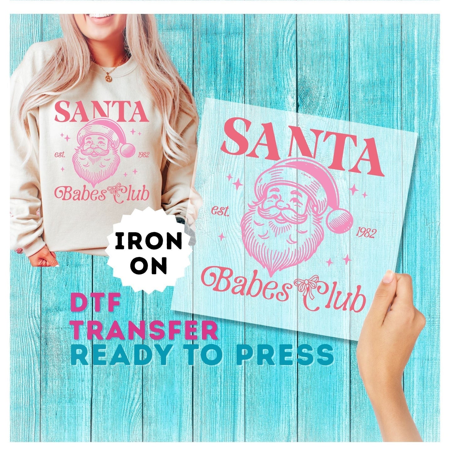 Christmas DTF Transfer