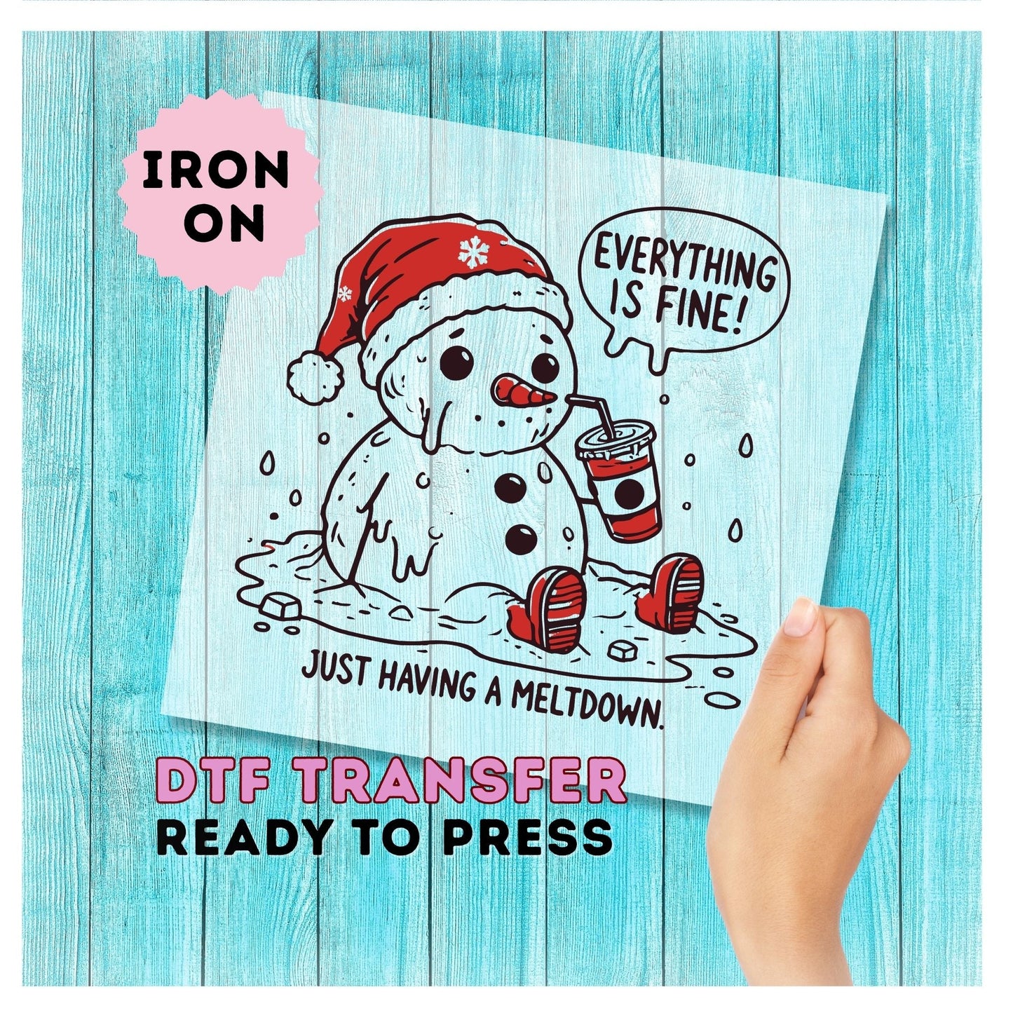 Christmas DTF Transfer