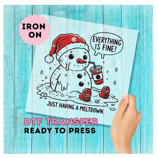 Christmas DTF Transfer