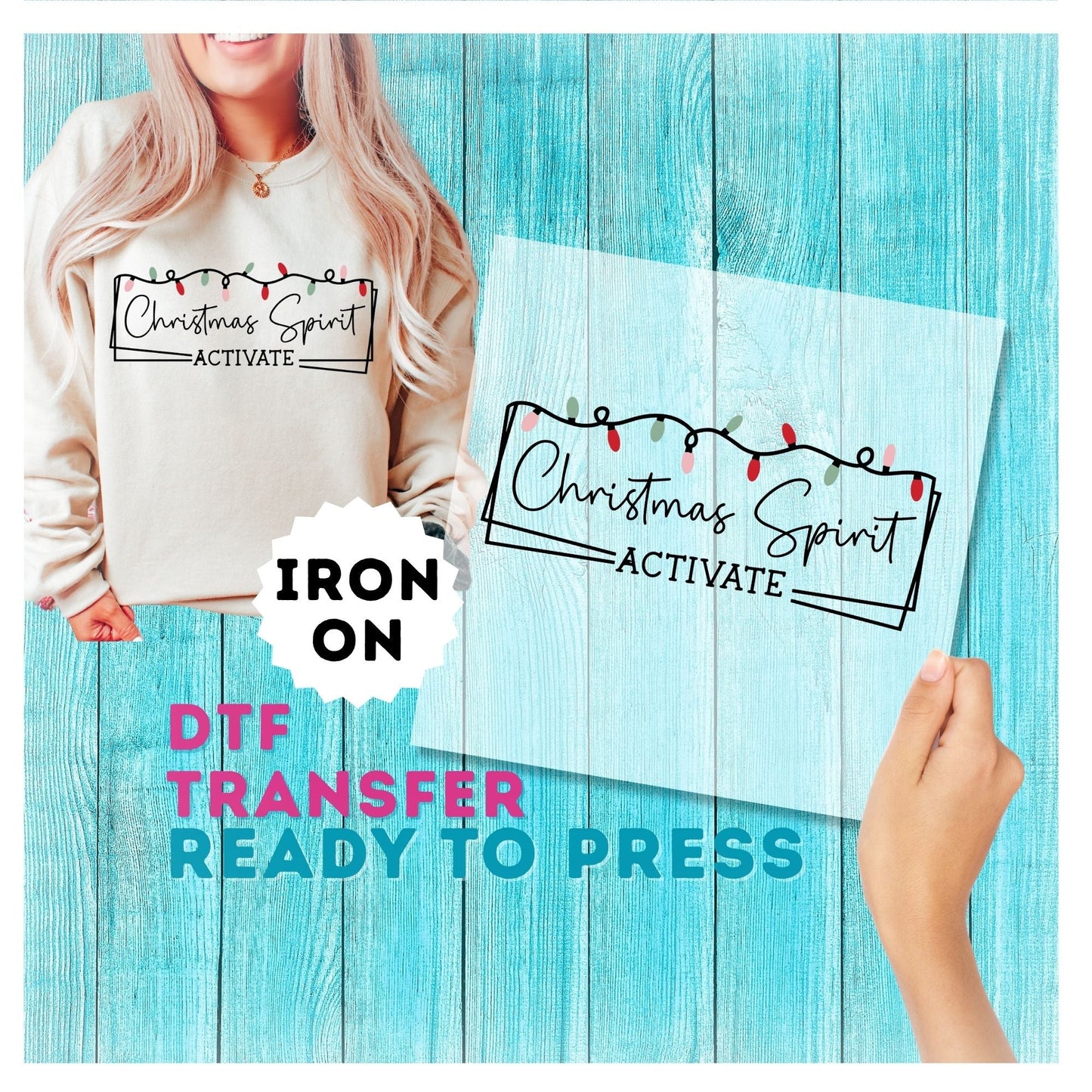 Christmas DTF Transfer