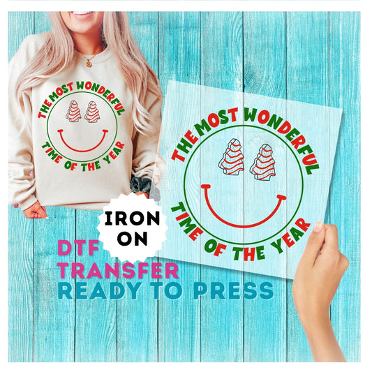 Christmas DTF Transfer