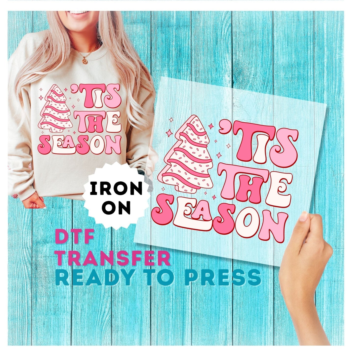 Christmas DTF Transfer