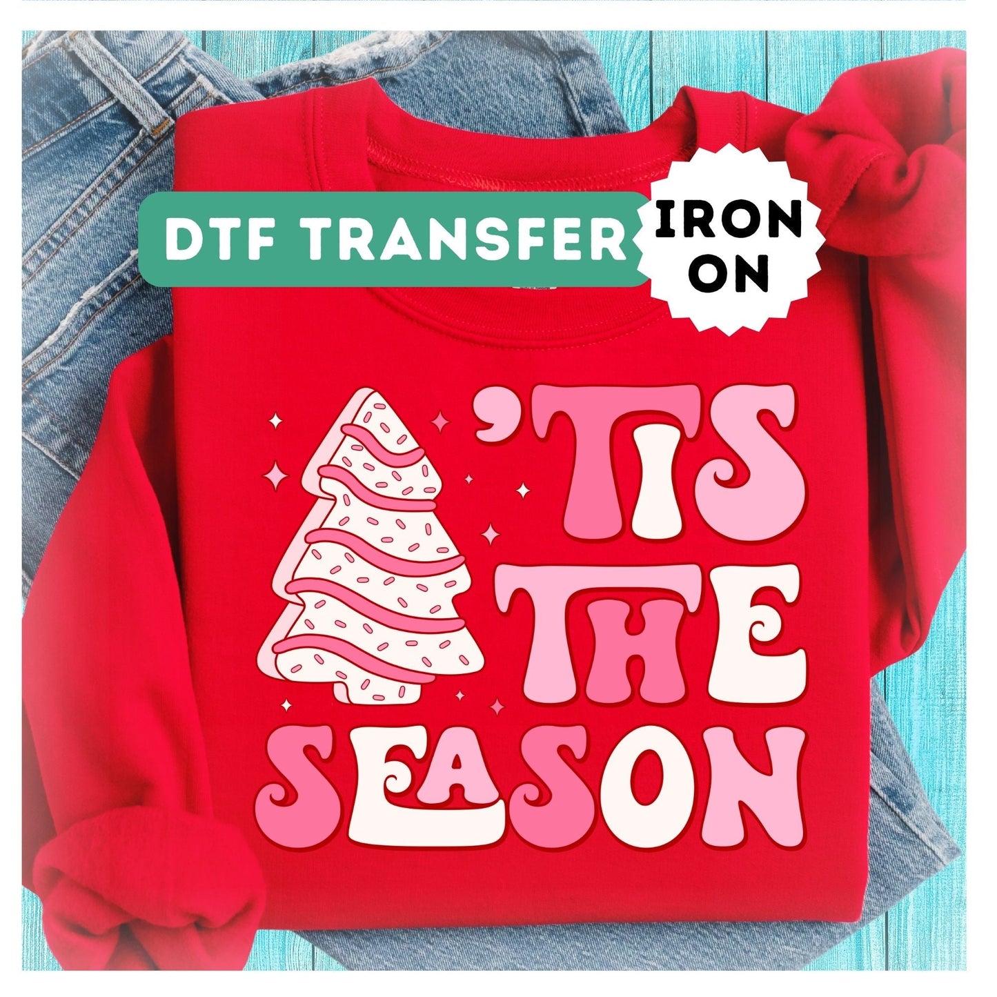 Christmas DTF Transfer