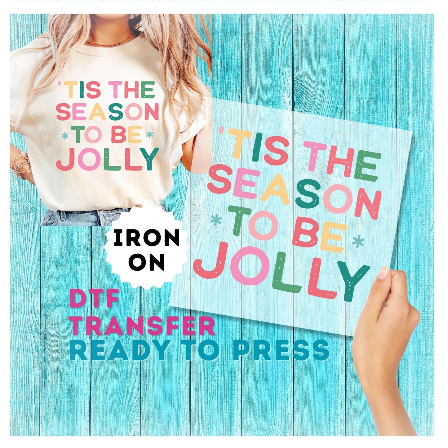 Christmas DTF Transfer