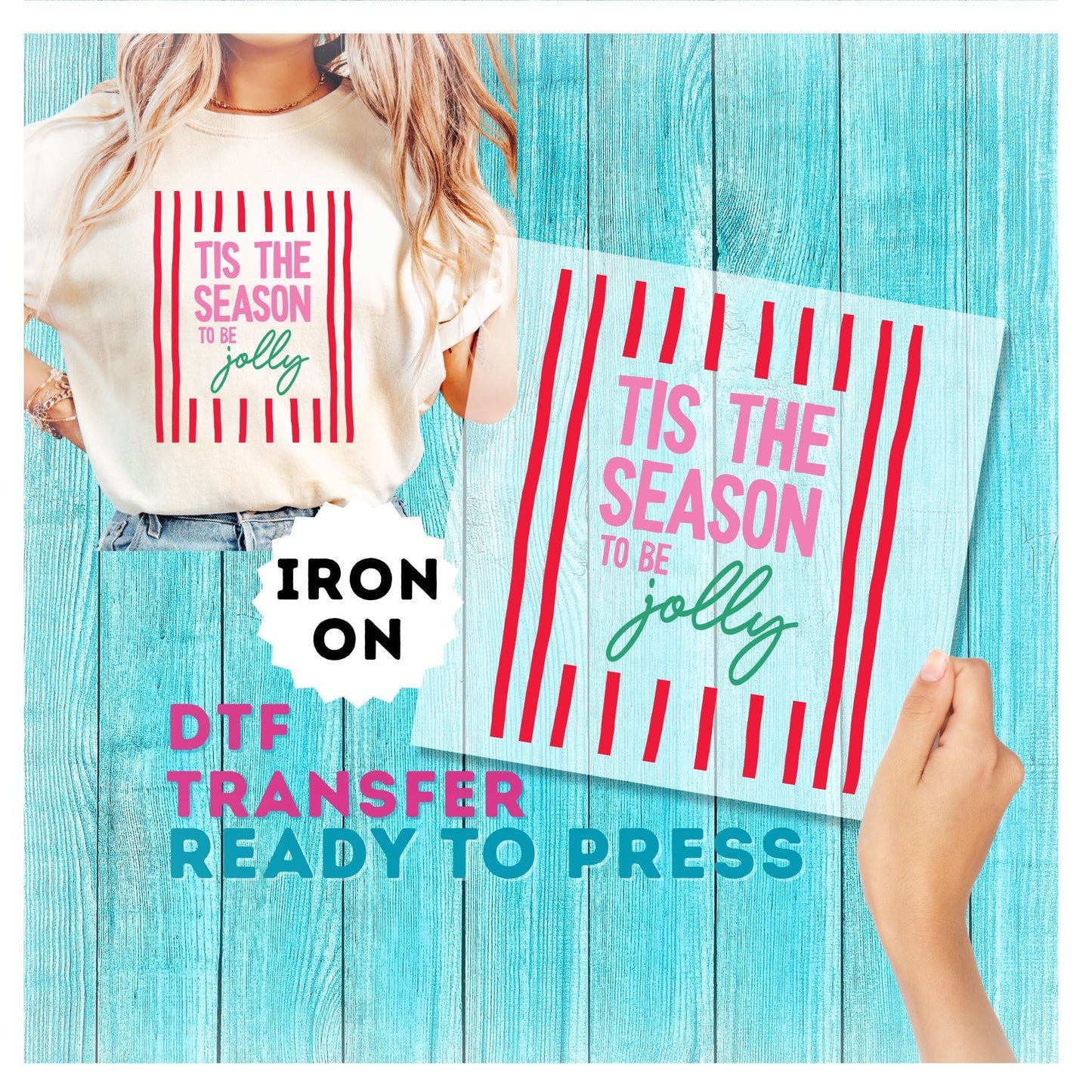 Tis The Season Christmas DTF Transfer