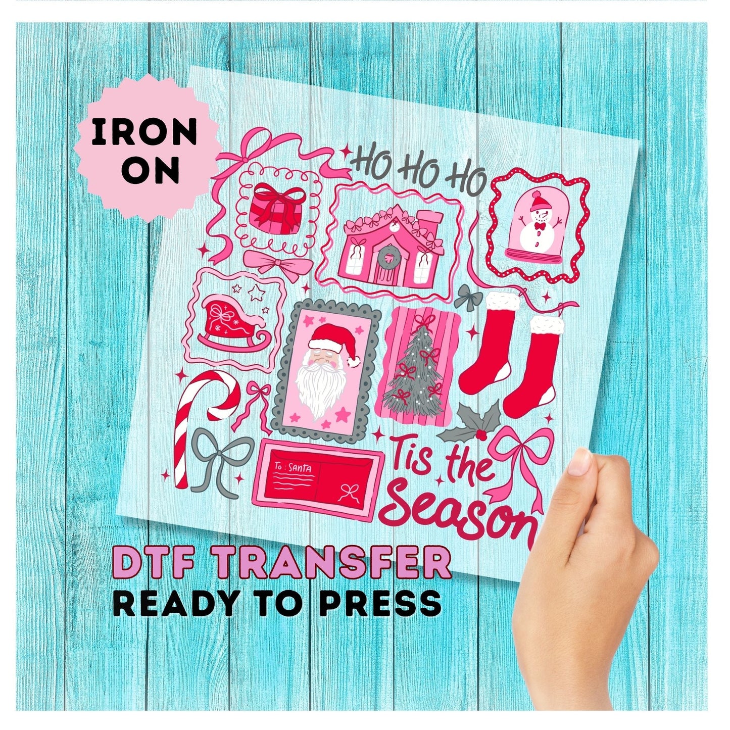 Christmas DTF Transfer