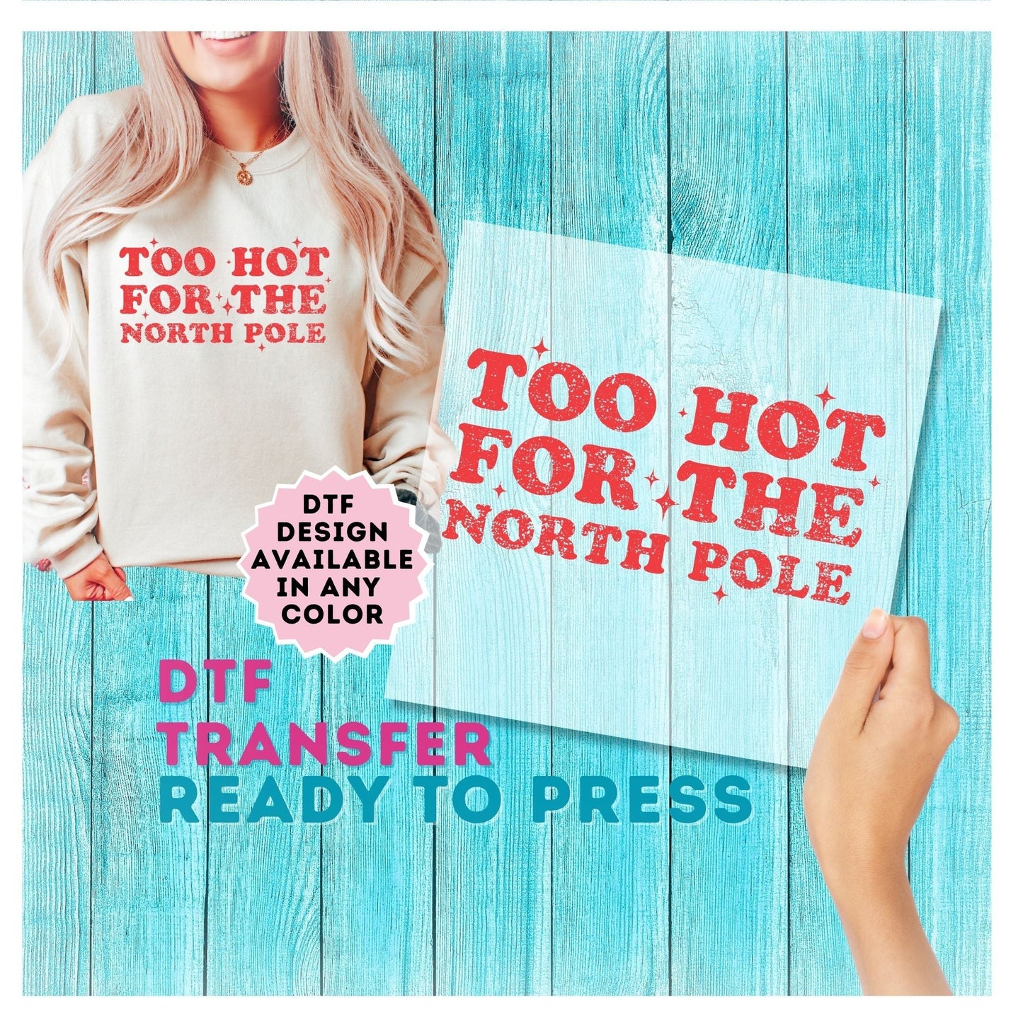 Christmas DTF Transfer