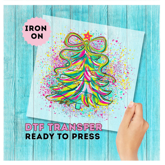 Christmas Tree DTF Transfer