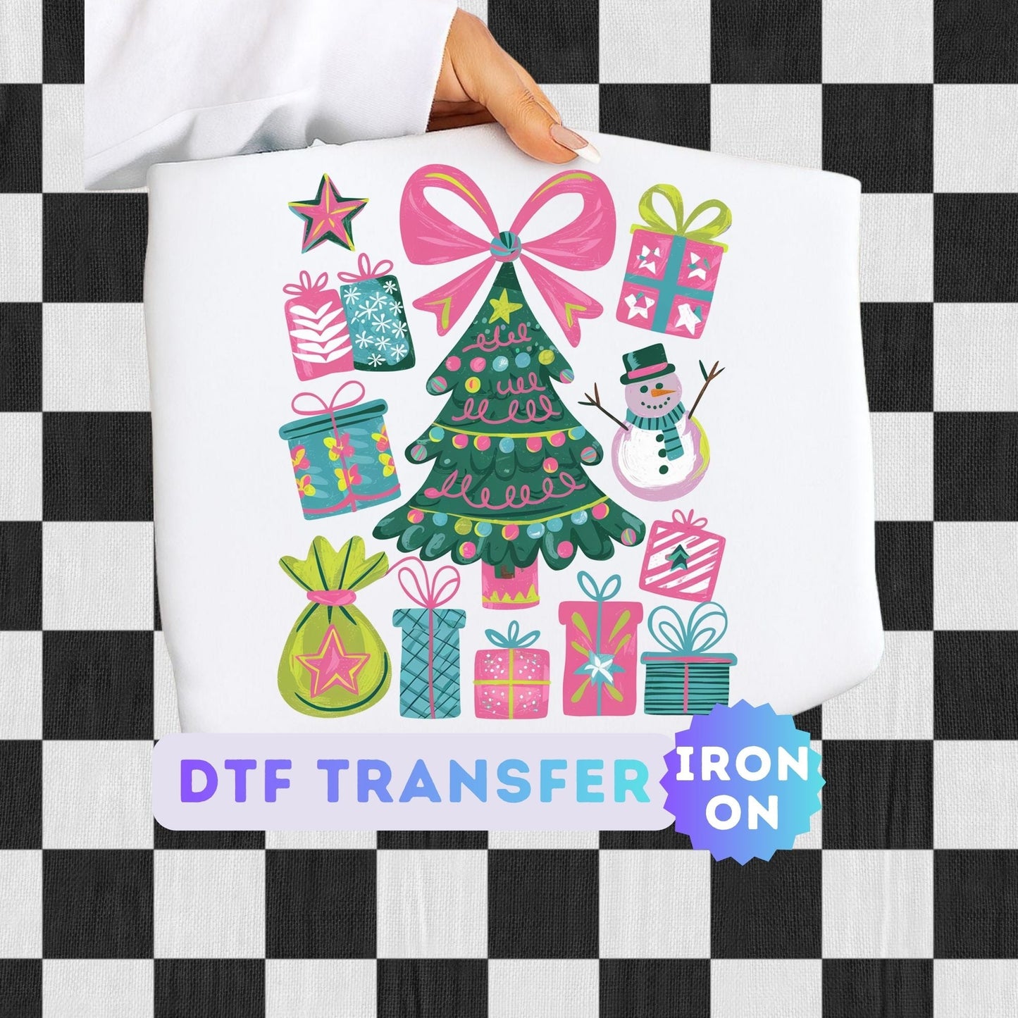 Christmas DTF Transfer