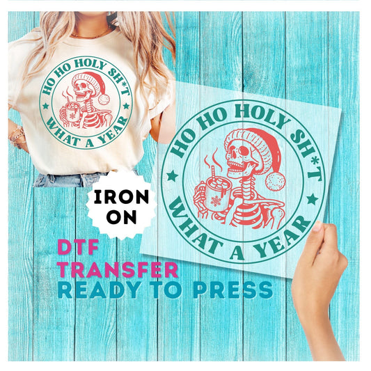 Funny Christmas DTF Transfer