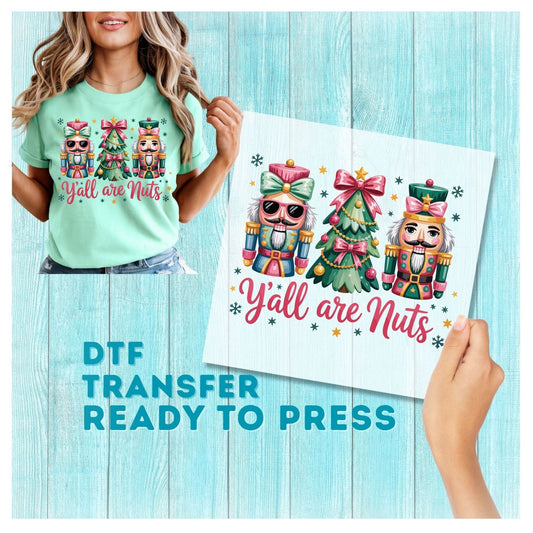 Nut Cracker DTF Transfer