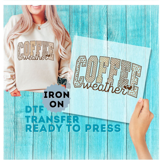 Coffee DTF Transfer