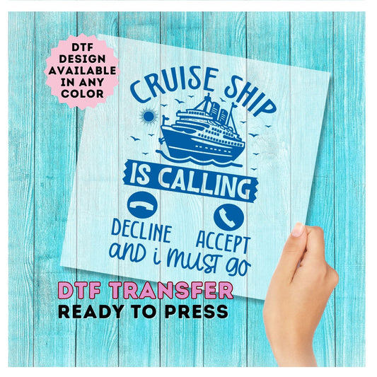 Cruise Ship DTF Transfer