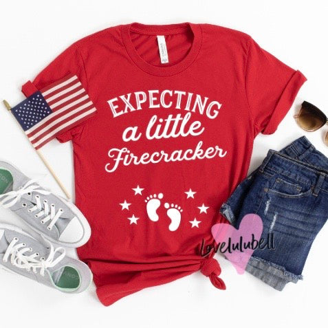 Expecting a Little Firecracker | Unisex Crewneck