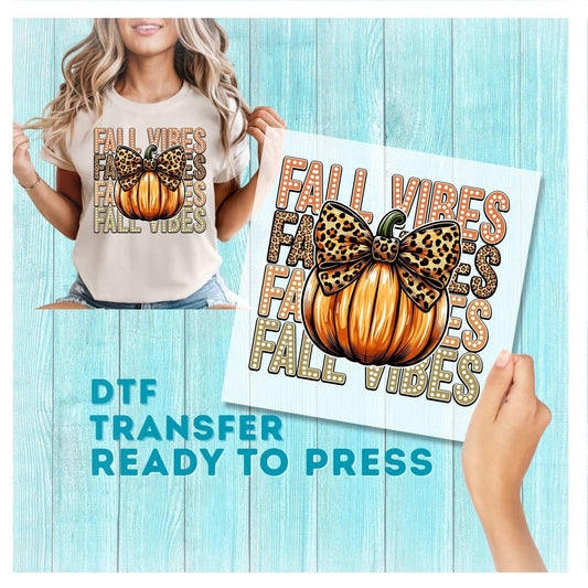 Fall Vibes DTF Transfer