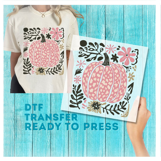 Cute Pumpkin DTF Transfer