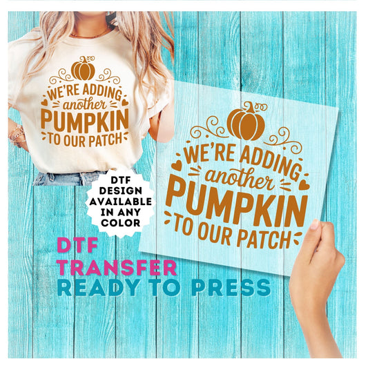 Pumpkin DTF Transfer