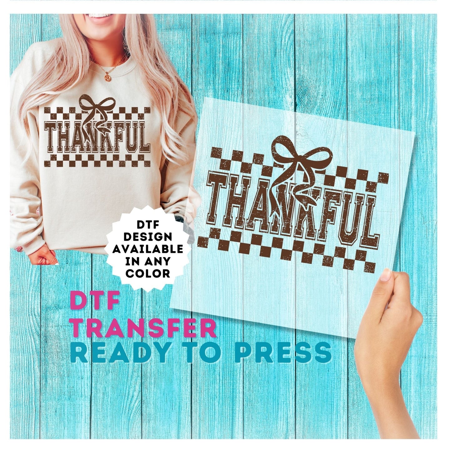 Thankful DTF Transfer