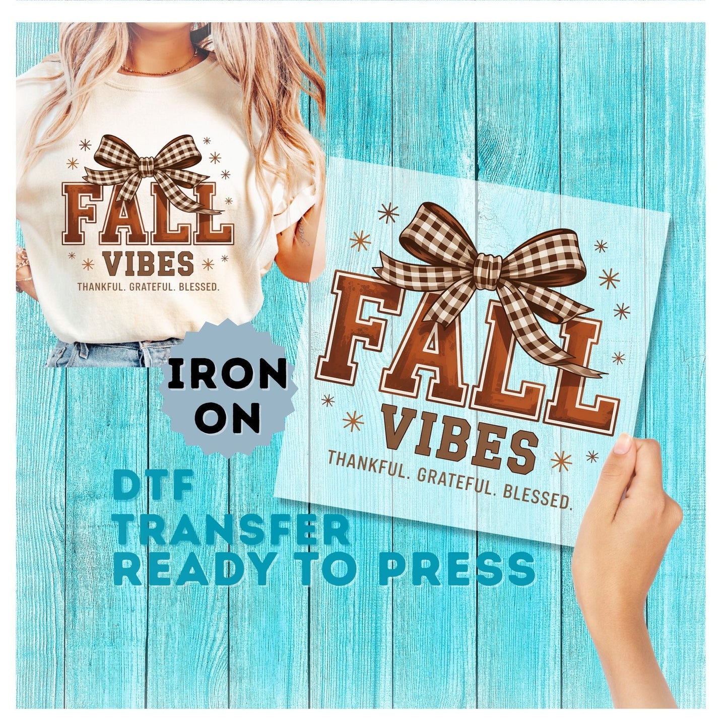 Fall Vibes DTF Transfer