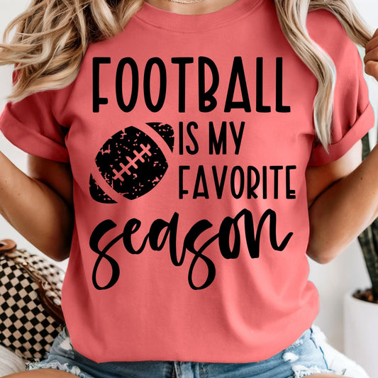 Football is My Favorite Season - Comfort Colors Tee