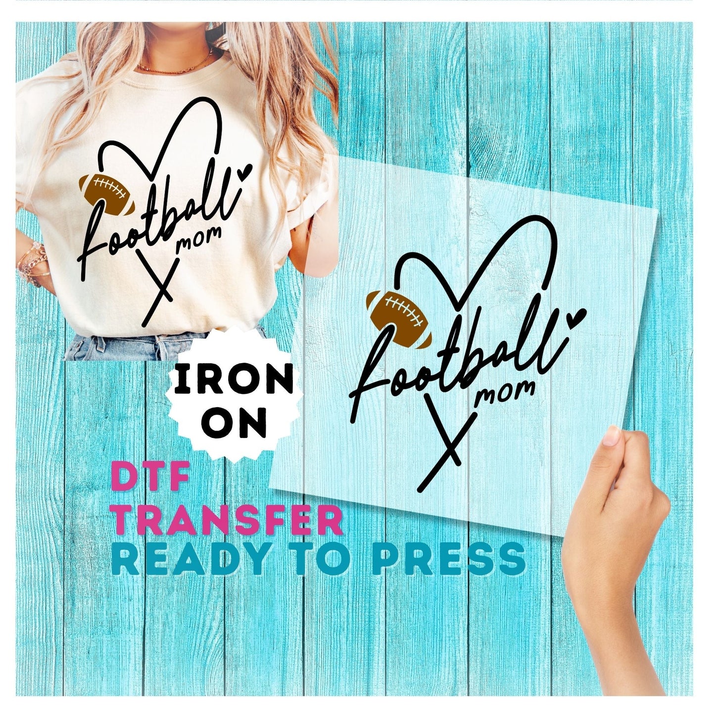 Football Mom DTF Transfer