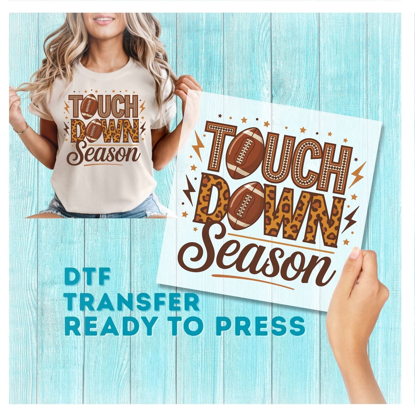 Touch Down Season DTF Transfer