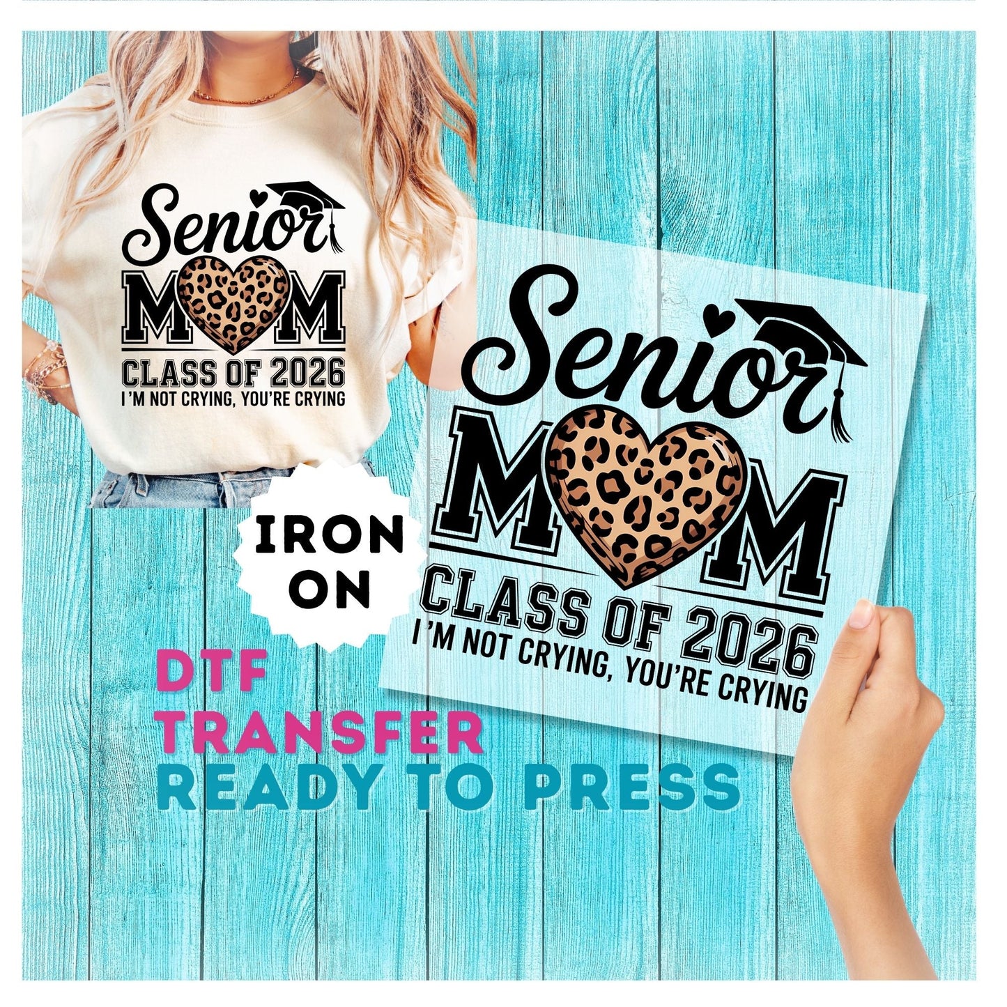 Senior Mom Grad Mom DTF Transfer