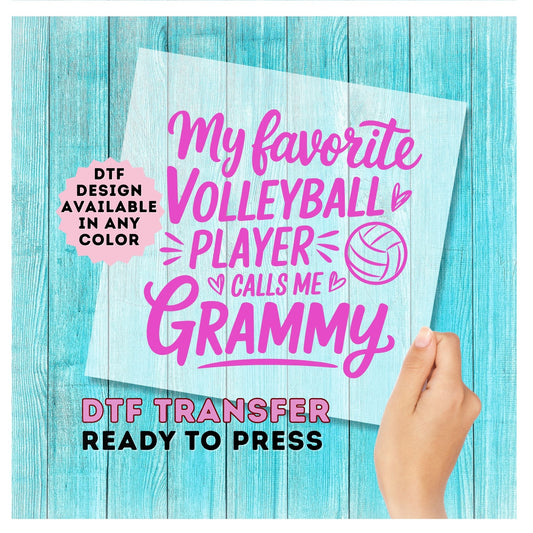 Grammy To a Volleyball Player DTF Transfer