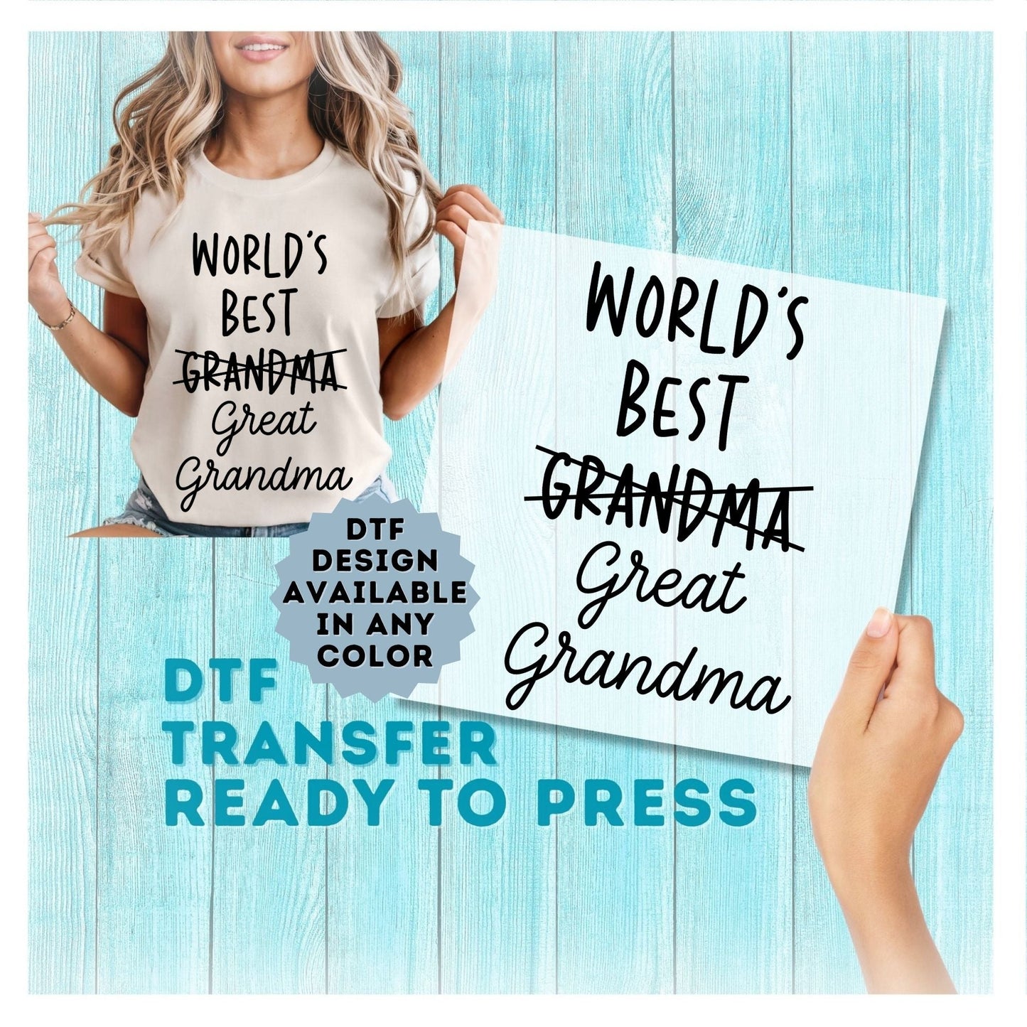 Great Grandma DTF Transfer