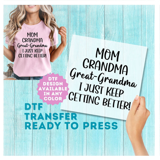 Great Grandma DTF Transfer