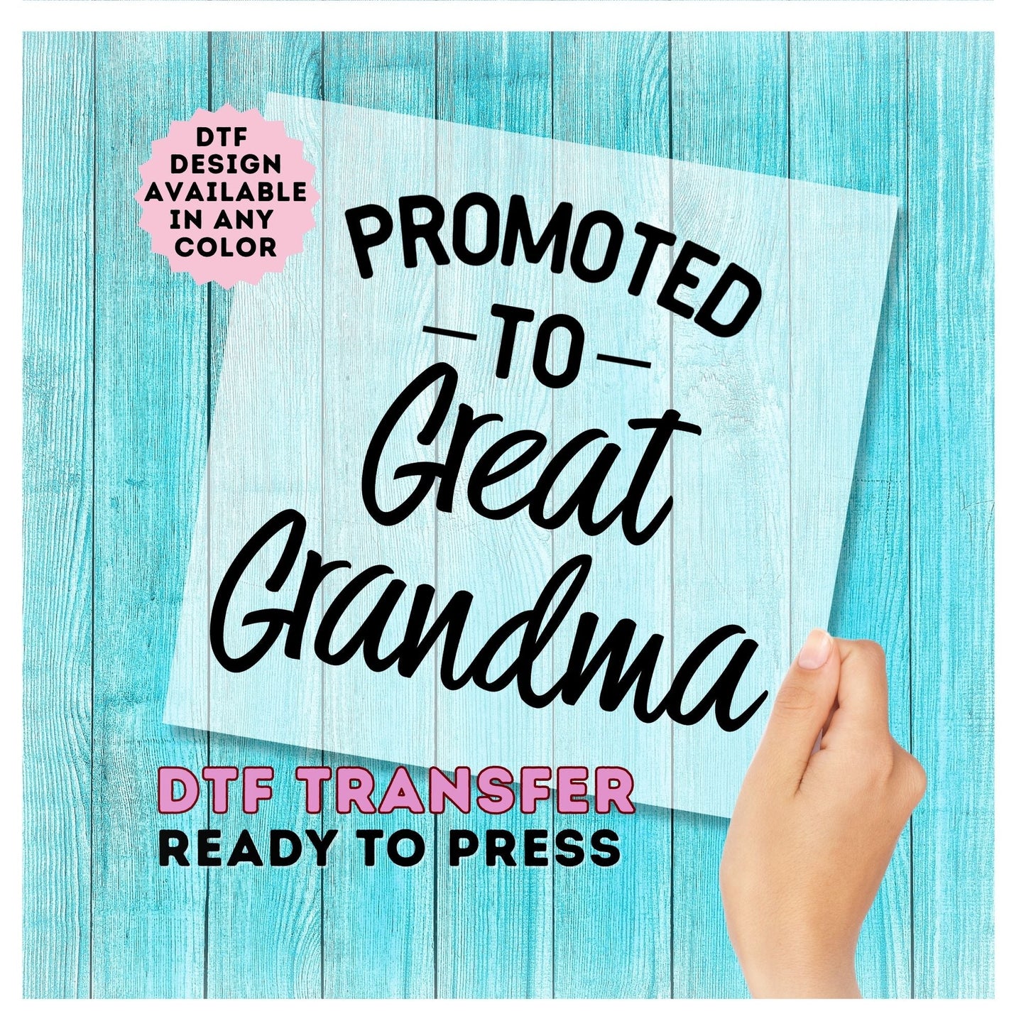 Great Grandma DTF Transfer