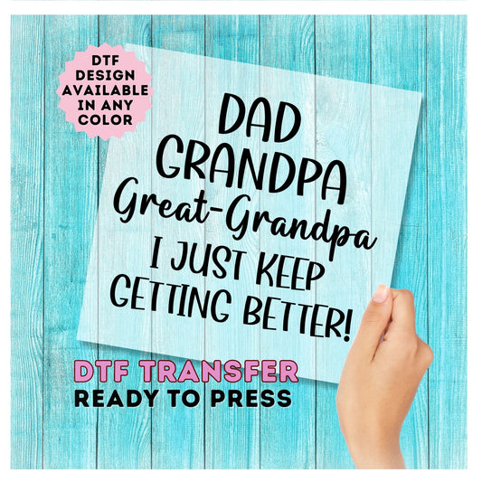 Great Grandpa DTF Transfer