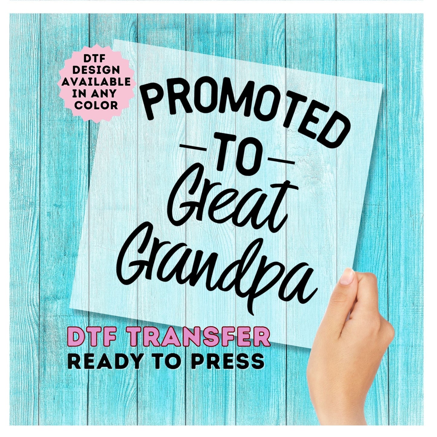 Great Grandpa DTF Transfer