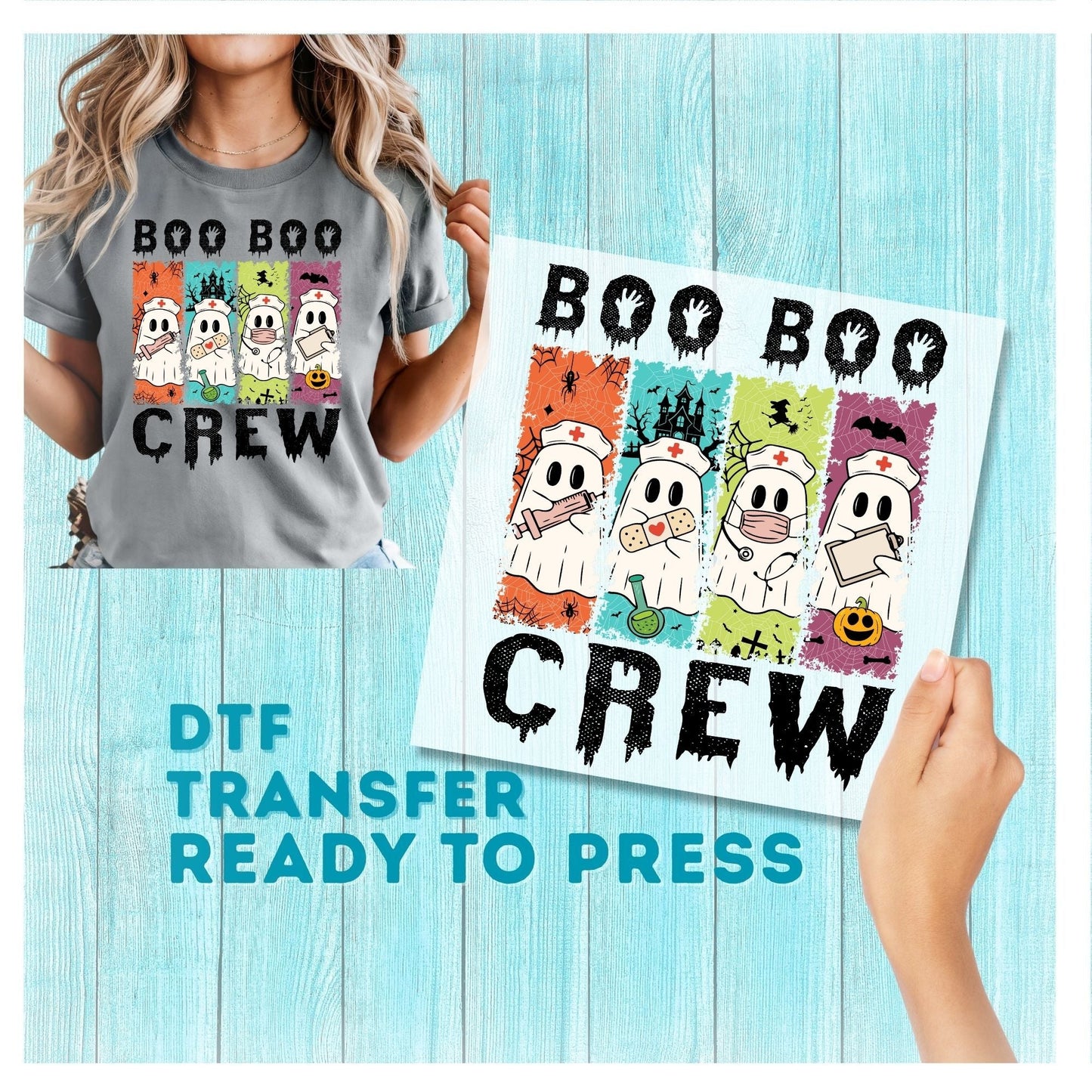 Boo Boo Crew DTF Transfer