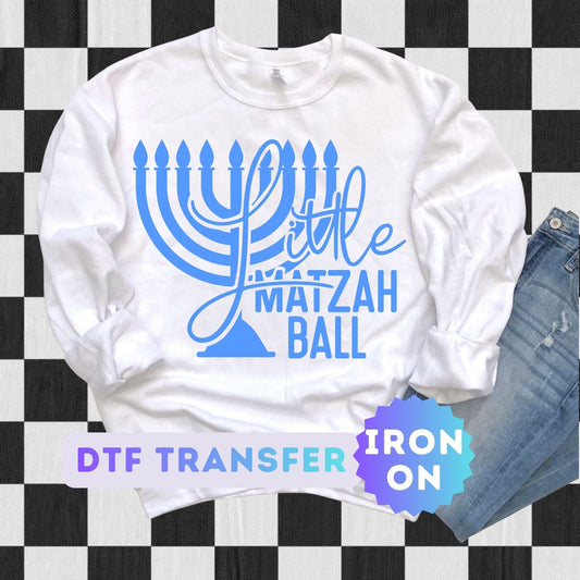Hanukkah DTF Transfer