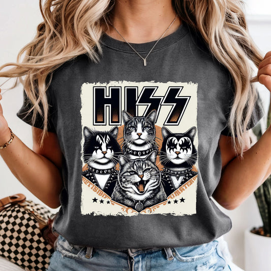 HISS - Cats Band - Comfort Colors Tee or Sweatshirt