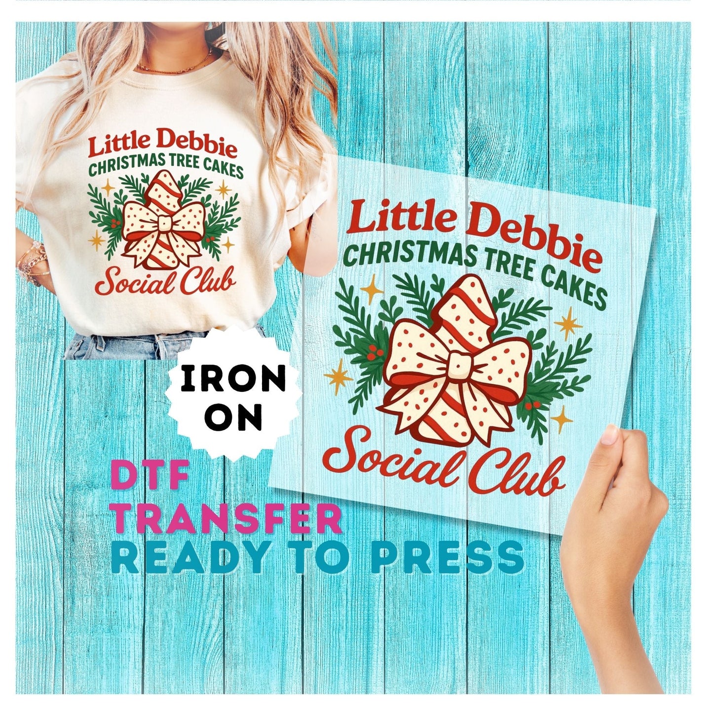 Christmas DTF Transfer