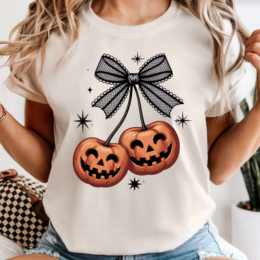 Pumpkin Cherries - Comfort Colors Tee or Sweatshirt