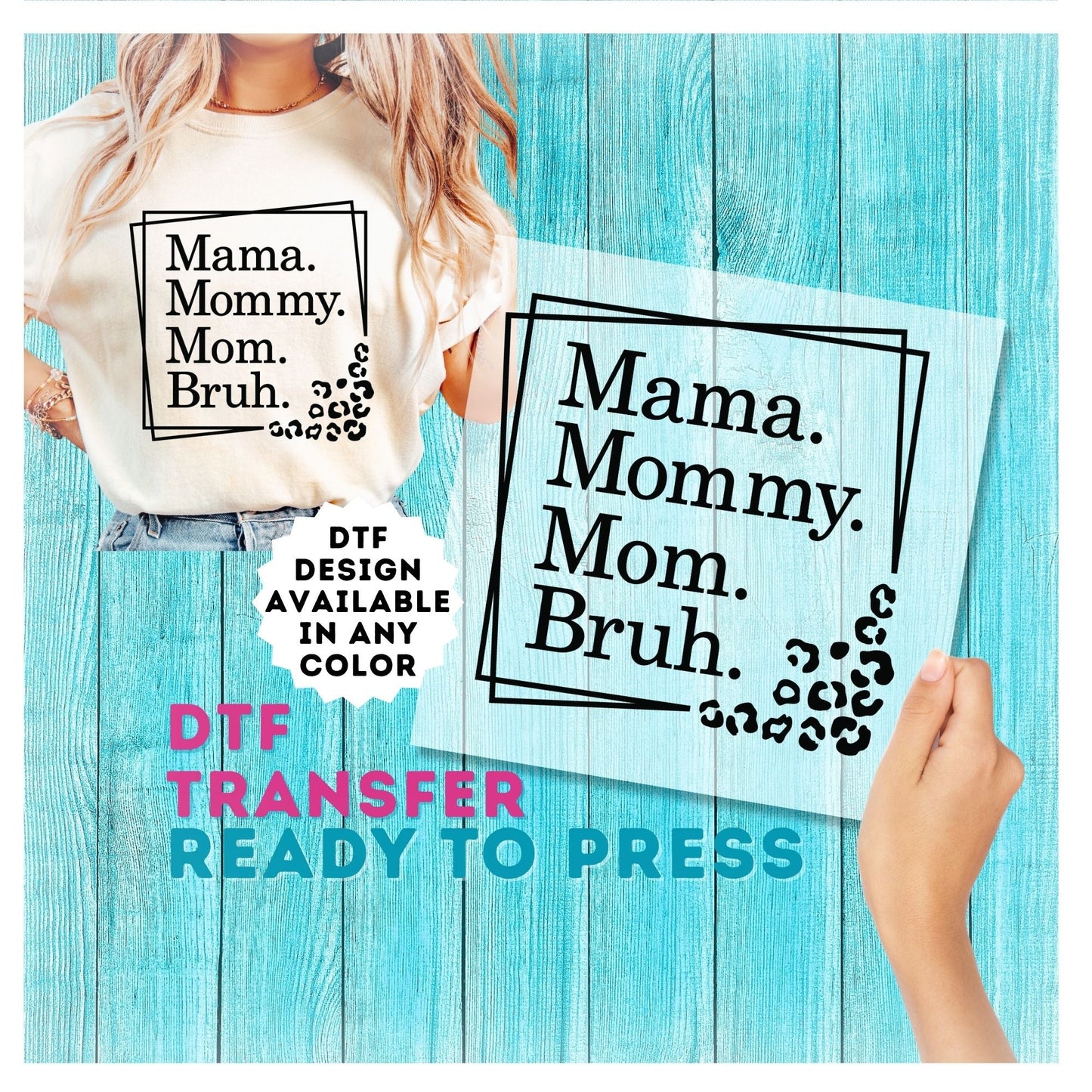 Funny Mom DTF Transfer