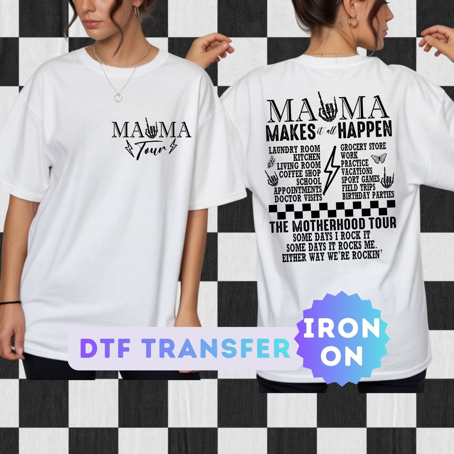 Mama Tour DTF Transfer