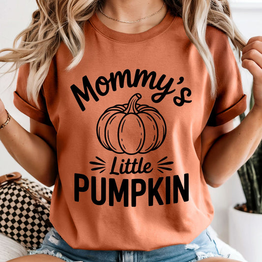 Mommy's Little Pumpkin - Halloween Spirit - Comfort Colors Tee