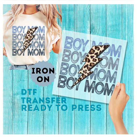 Boy Mom DTF Transfer